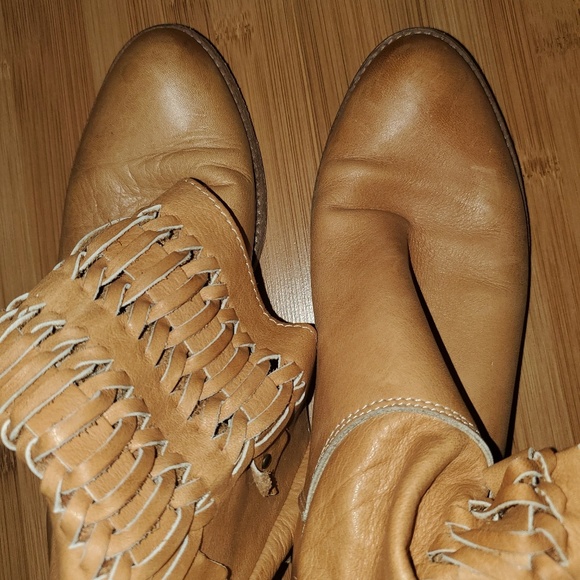 VERO CUOIO SIZE 38 MADE IN ITALY BOOTS - Picture 5 of 5